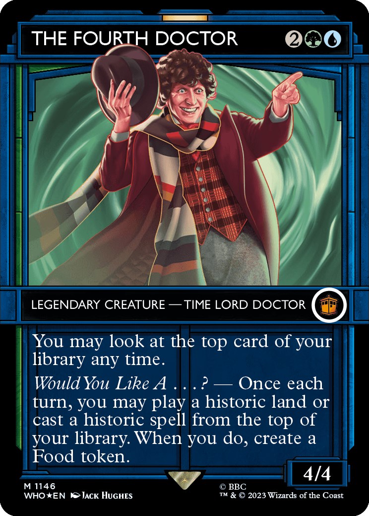 The Fourth Doctor (Showcase) (Surge Foil) [Doctor Who] | Exor Games Truro