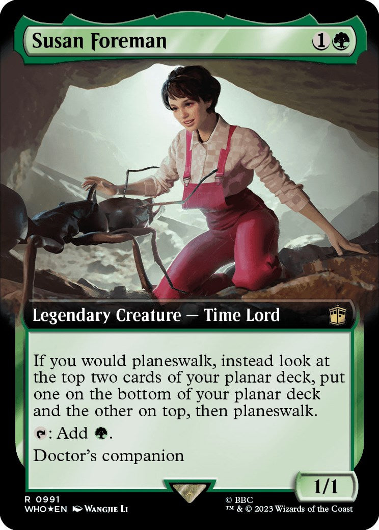 Susan Foreman (Extended Art) (Surge Foil) [Doctor Who] | Exor Games Truro