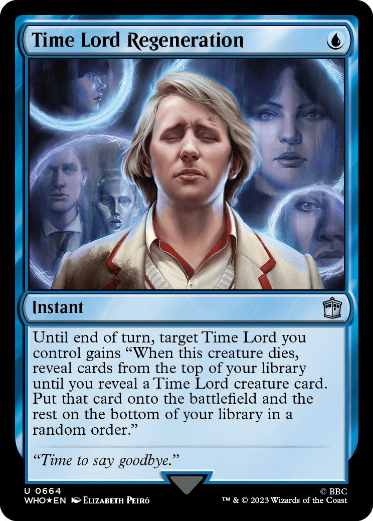 Time Lord Regeneration (Surge Foil) [Doctor Who] | Exor Games Truro