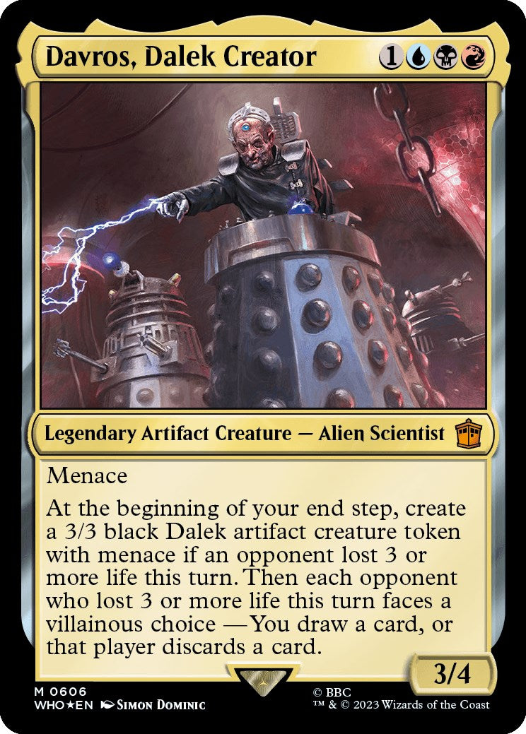 Davros, Dalek Creator (Surge Foil) [Doctor Who] | Exor Games Truro