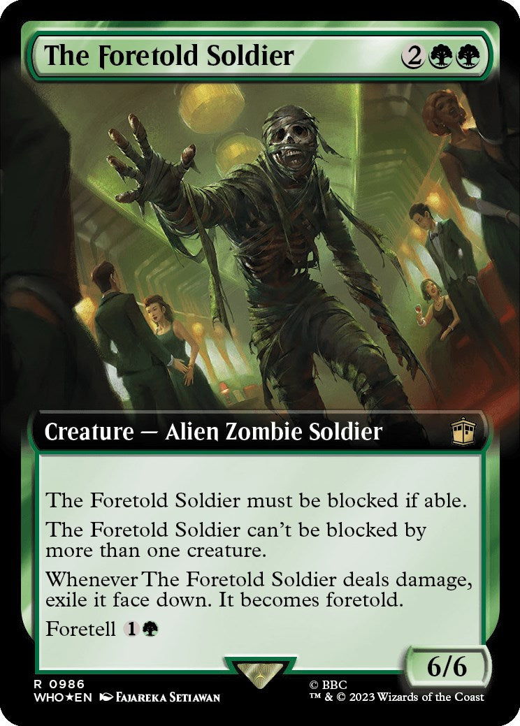 The Foretold Soldier (Extended Art) (Surge Foil) [Doctor Who] | Exor Games Truro