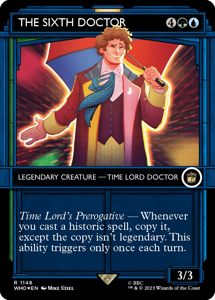 The Sixth Doctor (Showcase) (Surge Foil) [Doctor Who] | Exor Games Truro