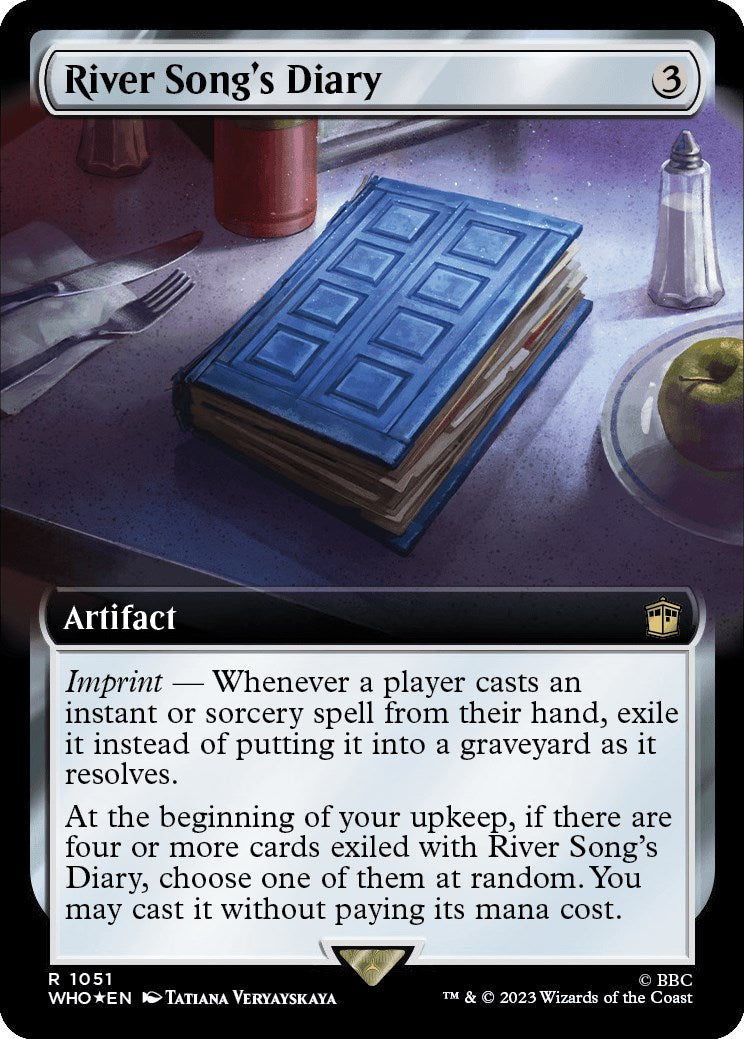 River Song's Diary (Extended Art) (Surge Foil) [Doctor Who] | Exor Games Truro