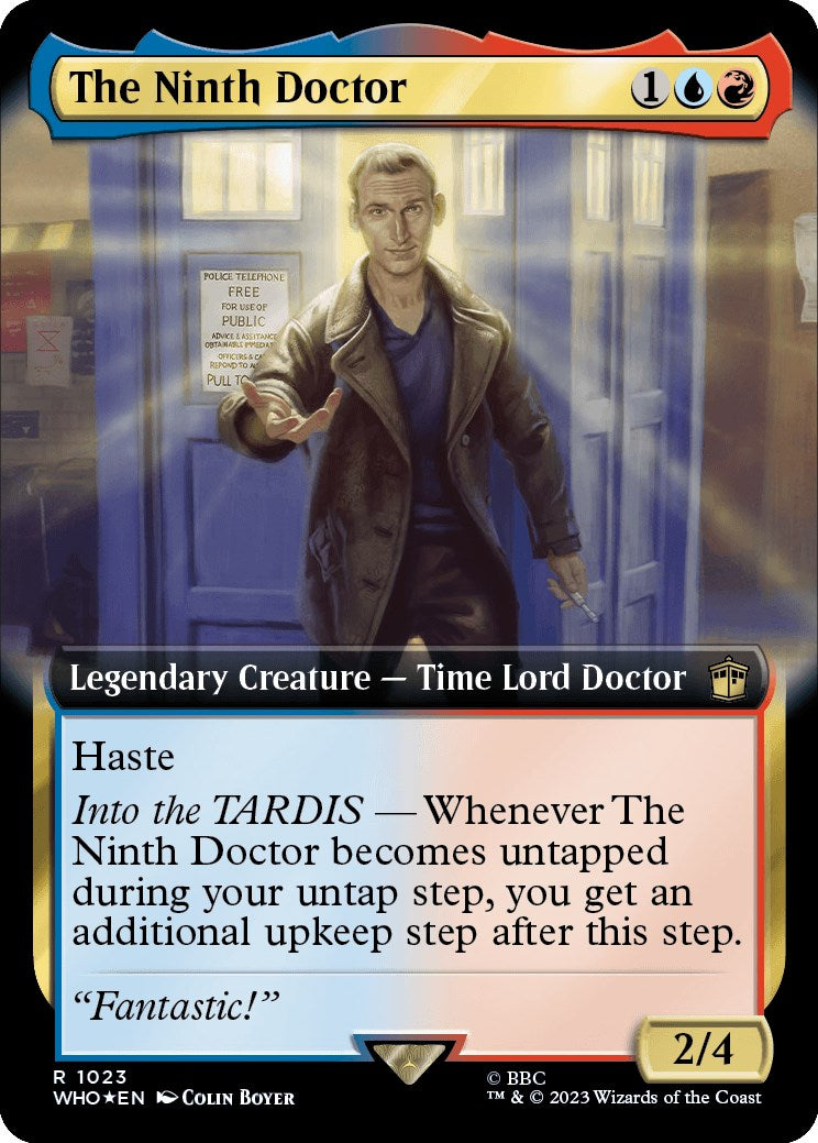 The Ninth Doctor (Extended Art) (Surge Foil) [Doctor Who] | Exor Games Truro