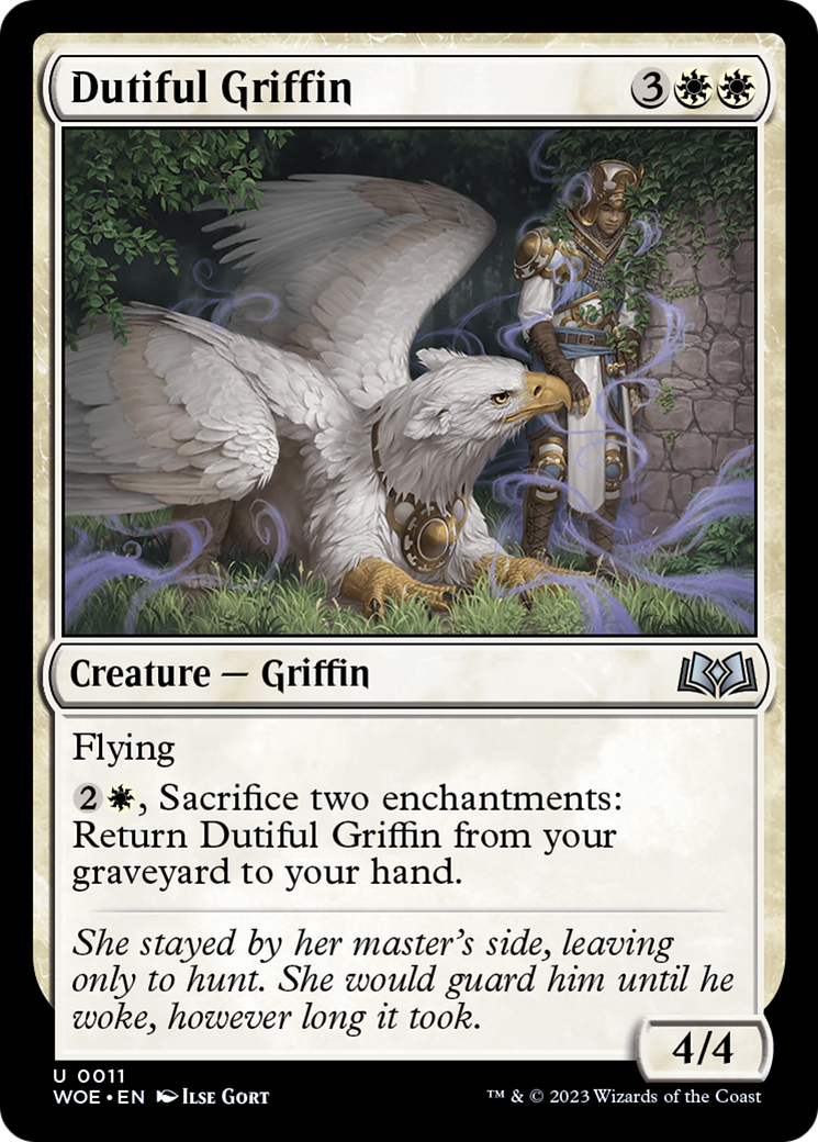 Dutiful Griffin [Wilds of Eldraine] | Exor Games Truro