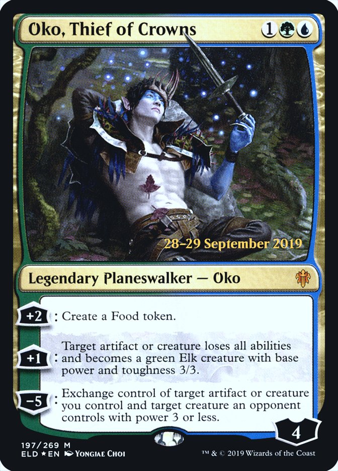 Oko, Thief of Crowns [Throne of Eldraine Prerelease Promos] | Exor Games Truro