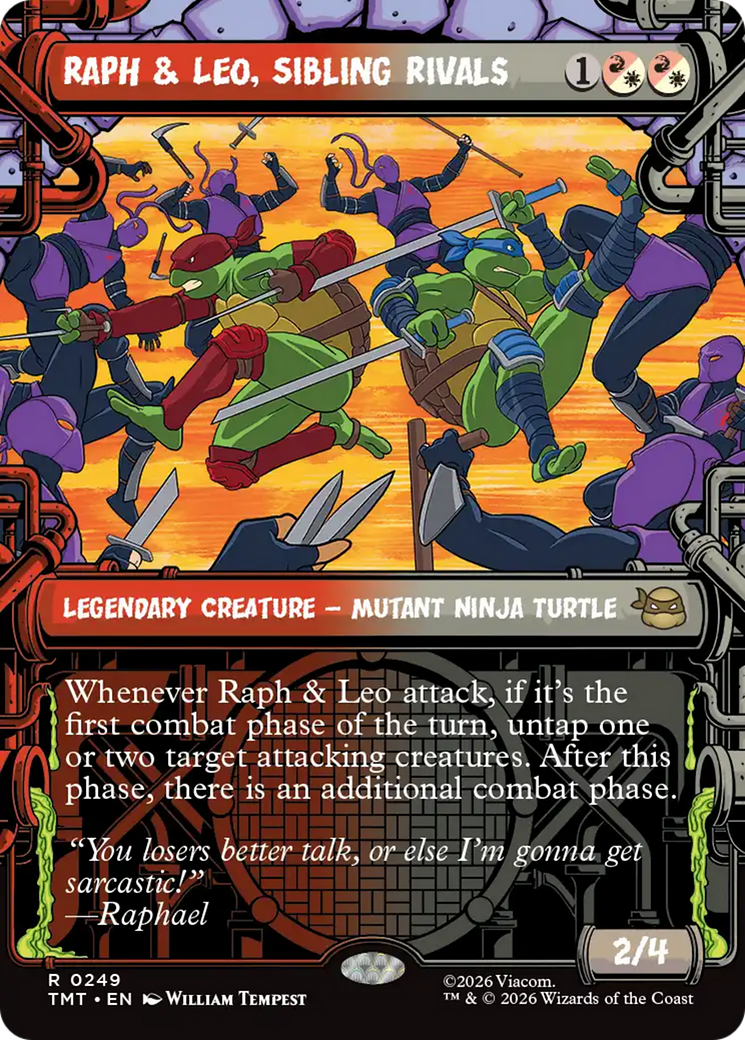 Raph & Leo, Sibling Rivals (Showcase) [Teenage Mutant Ninja Turtles] | Exor Games Truro