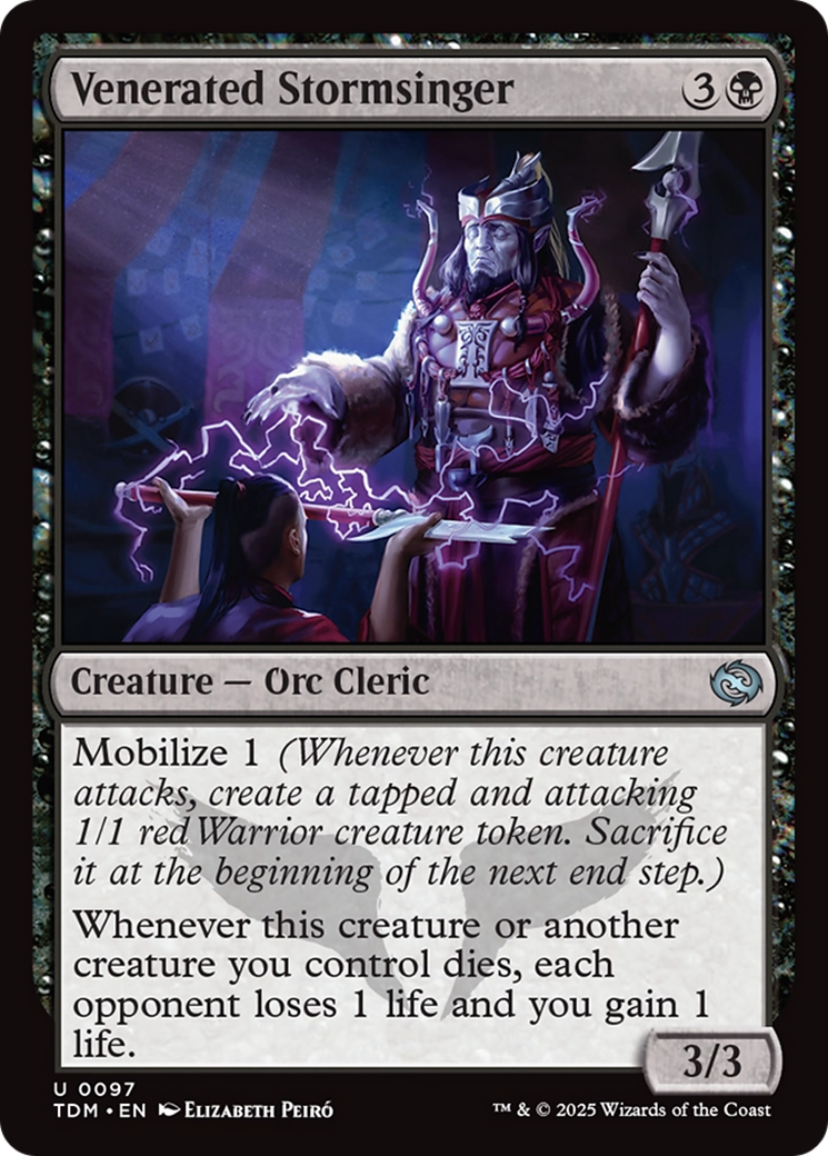 Venerated Stormsinger [Tarkir: Dragonstorm] | Exor Games Truro