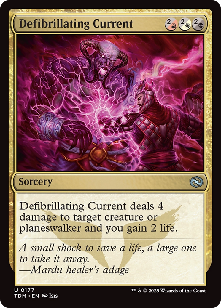 Defibrillating Current [Tarkir: Dragonstorm] | Exor Games Truro