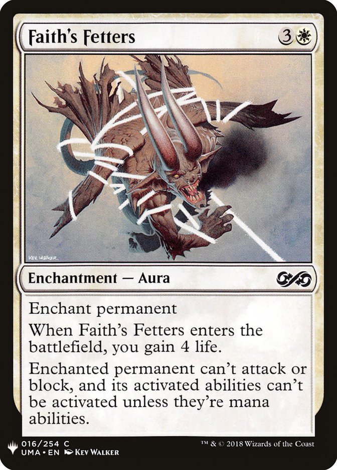 Faith's Fetters [Mystery Booster] | Exor Games Truro