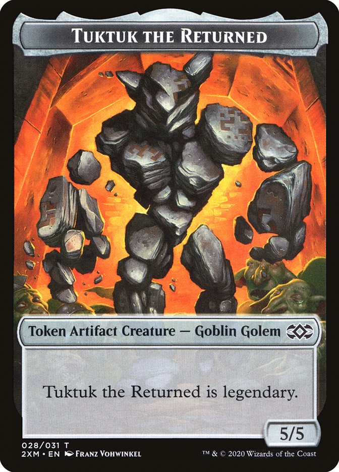 Eldrazi Spawn // Tuktuk the Returned Double-Sided Token [Double Masters Tokens] | Exor Games Truro