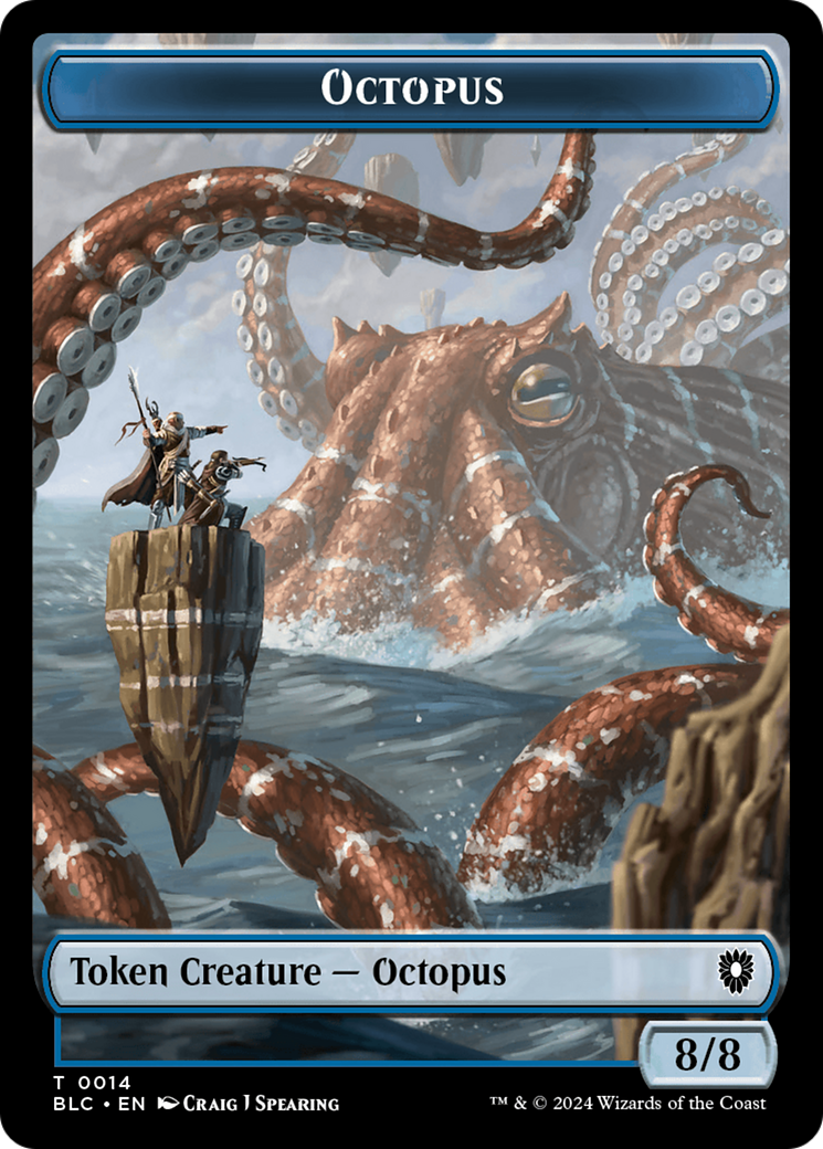 Octopus // Rabbit Double-Sided Token [Bloomburrow Commander Tokens] | Exor Games Truro