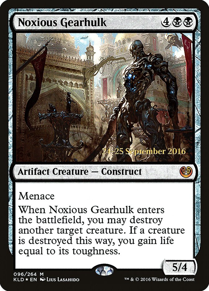 Noxious Gearhulk [Kaladesh Prerelease Promos] | Exor Games Truro