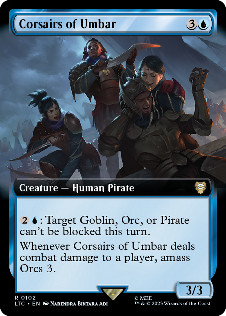 Corsairs of Umbar (Extended Art) [The Lord of the Rings: Tales of Middle-Earth Commander] | Exor Games Truro