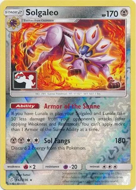 Solgaleo (142/236) [League & Championship Cards] | Exor Games Truro