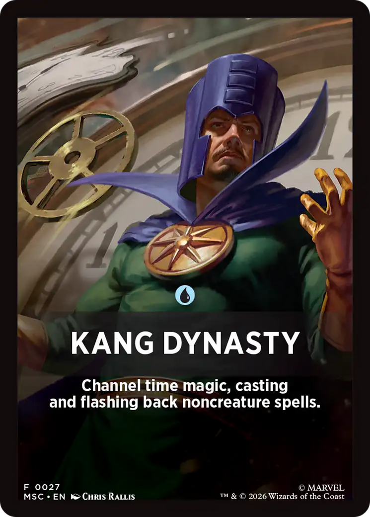 Kang Dynasty Theme Card [Marvel Super Heroes Commander] | Exor Games Truro