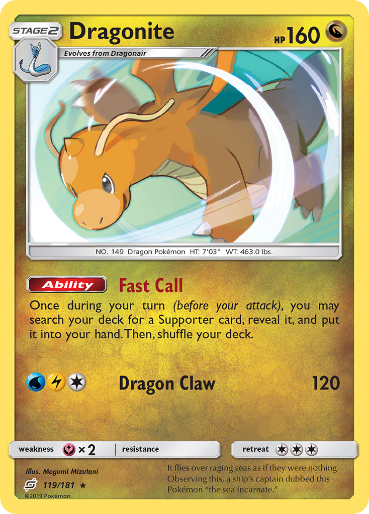 Dragonite (119/181) [Sun & Moon: Team Up] | Exor Games Truro