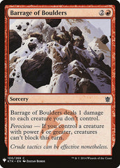 Barrage of Boulders [Mystery Booster] | Exor Games Truro