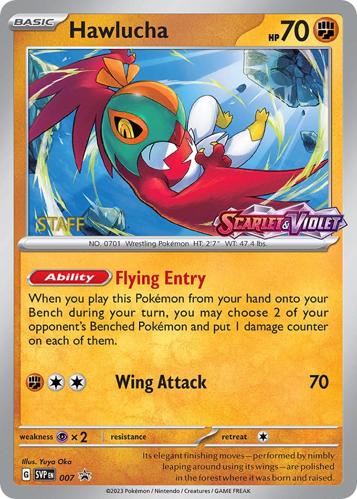 Hawlucha (007) [Staff] [Scarlet & Violet 151] | Exor Games Truro