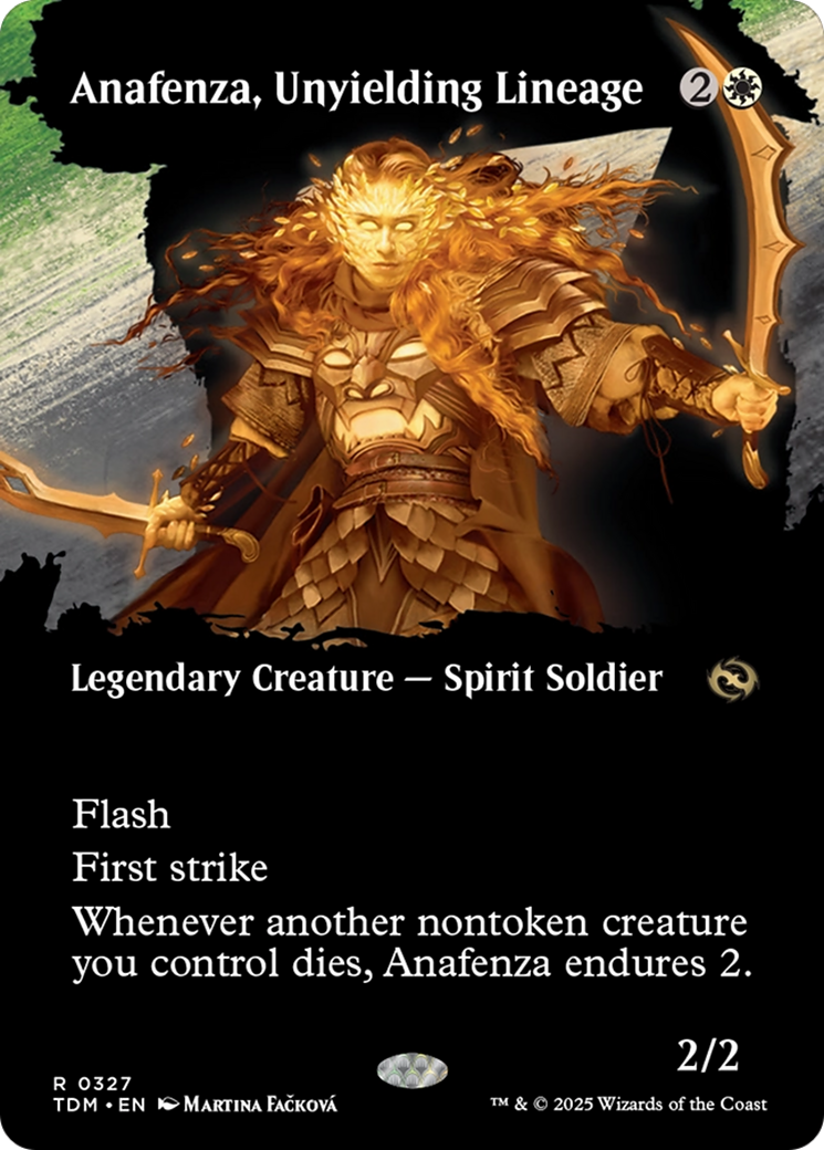Anafenza, Unyielding Lineage (Borderless) [Tarkir: Dragonstorm] | Exor Games Truro
