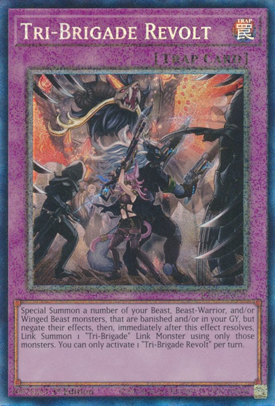 Tri-Brigade Revolt [RA01-EN079] Prismatic Collector's Rare | Exor Games Truro