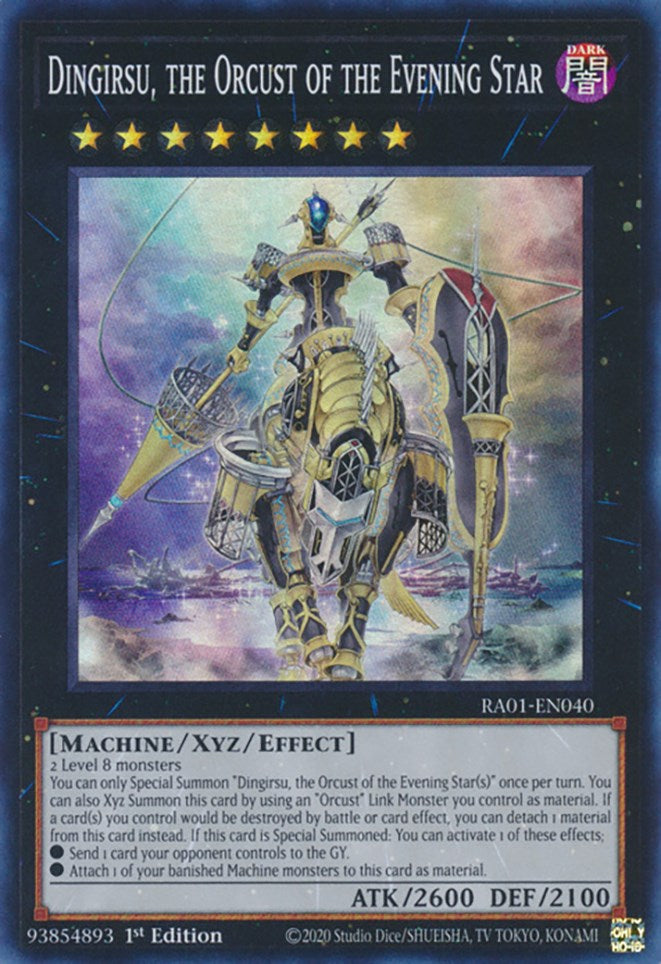 Dingirsu, the Orcust of the Evening Star [RA01-EN040] Super Rare | Exor Games Truro