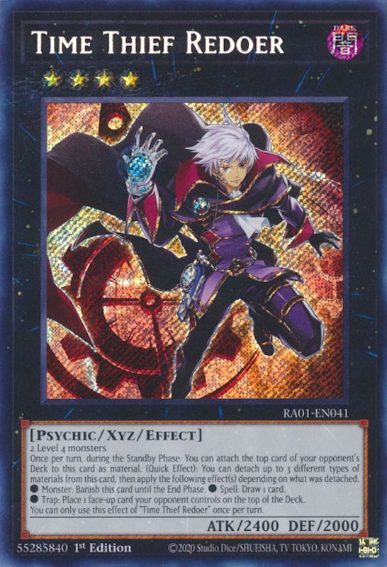 Time Thief Redoer [RA01-EN041] Secret Rare | Exor Games Truro