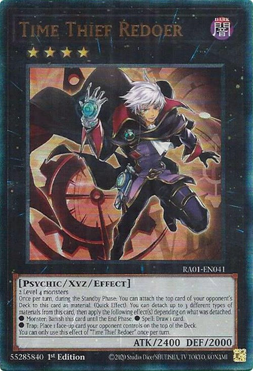 Time Thief Redoer [RA01-EN041] Prismatic Ultimate Rare | Exor Games Truro