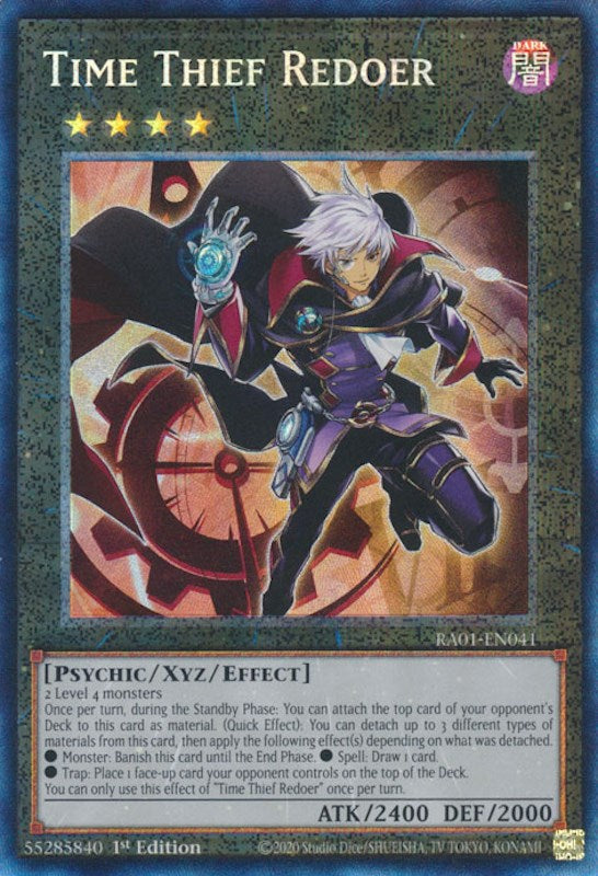 Time Thief Redoer [RA01-EN041] Prismatic Collector's Rare | Exor Games Truro