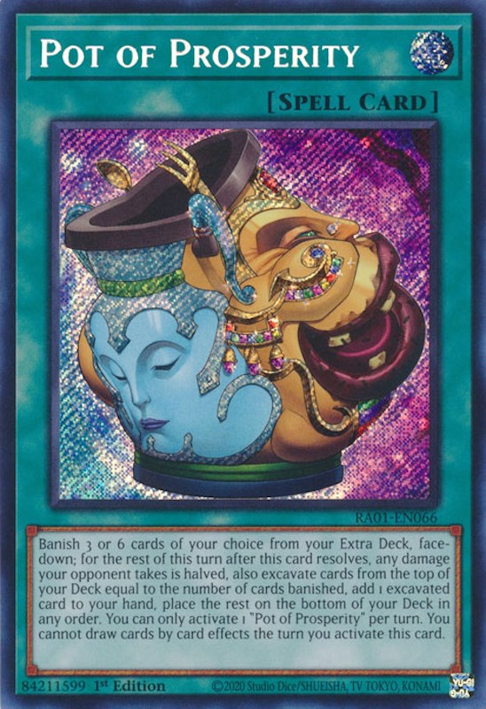 Pot of Prosperity [RA01-EN066] Secret Rare | Exor Games Truro