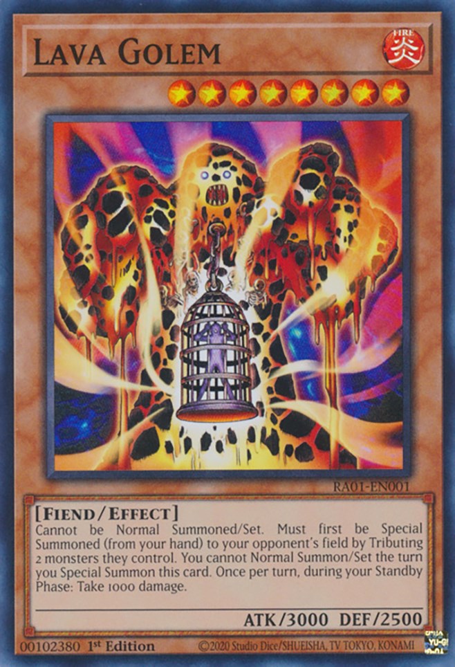 Lava Golem [RA01-EN001] Super Rare | Exor Games Truro