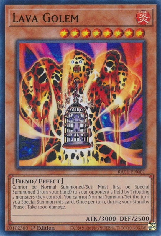 Lava Golem [RA01-EN001] Ultra Rare | Exor Games Truro