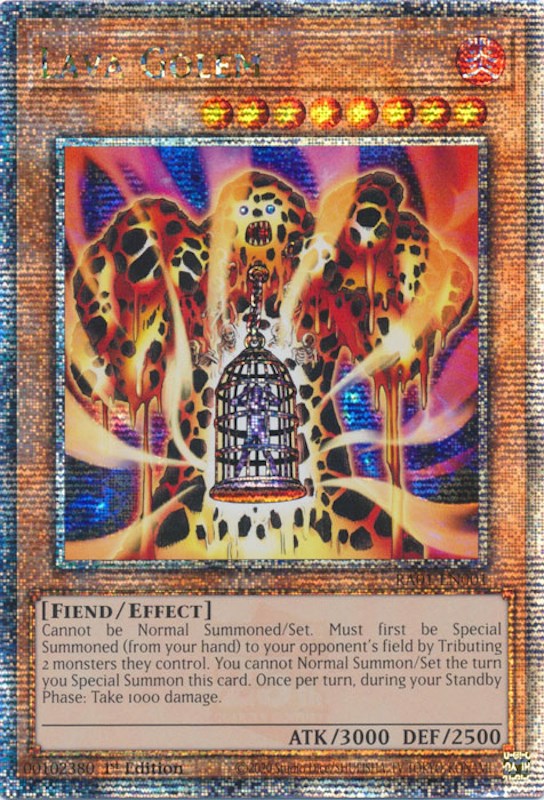 Lava Golem [RA01-EN001] Quarter Century Secret Rare | Exor Games Truro