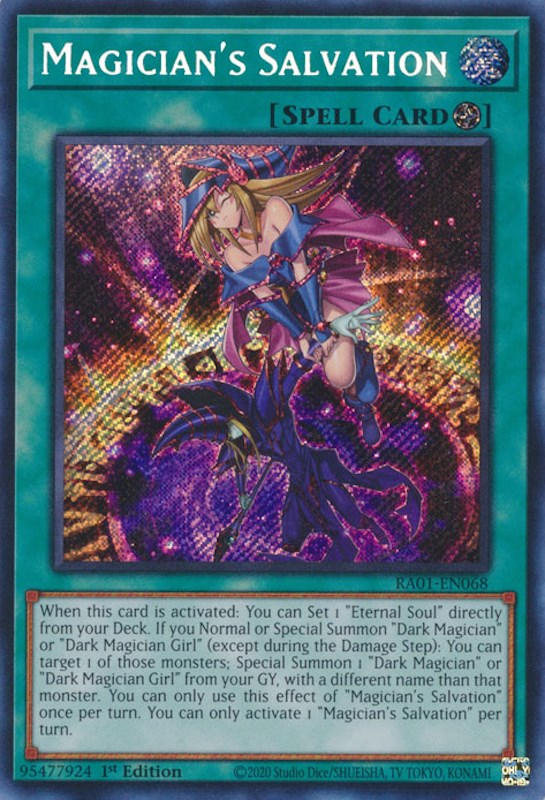 Magician's Salvation [RA01-EN068] Secret Rare | Exor Games Truro