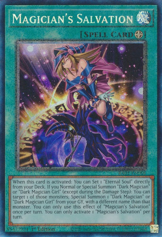 Magician's Salvation [RA01-EN068] Prismatic Collector's Rare | Exor Games Truro