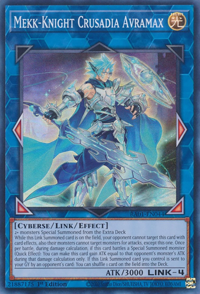Mekk-Knight Crusadia Avramax [RA01-EN044] Super Rare | Exor Games Truro