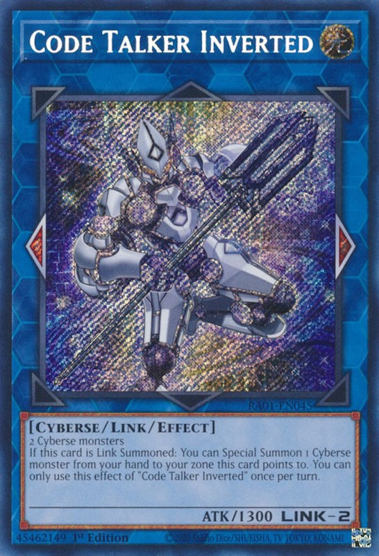 Code Talker Inverted [RA01-EN045] Secret Rare | Exor Games Truro