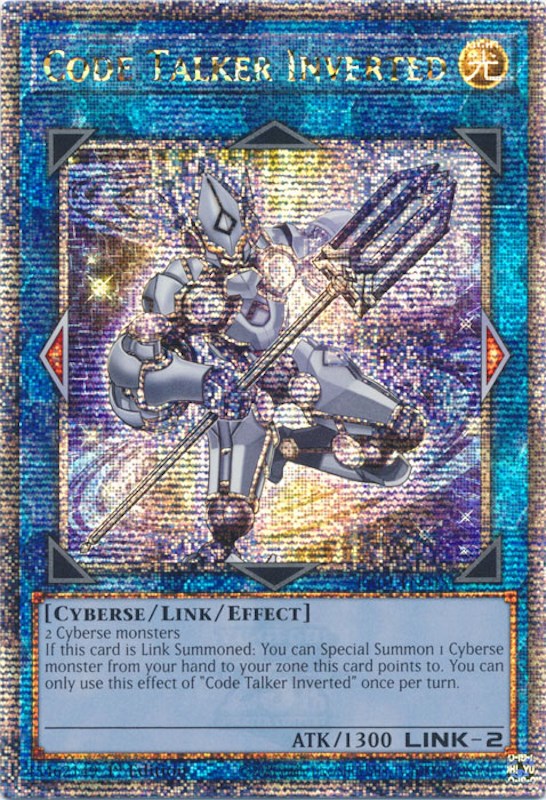 Code Talker Inverted [RA01-EN045] Quarter Century Secret Rare | Exor Games Truro