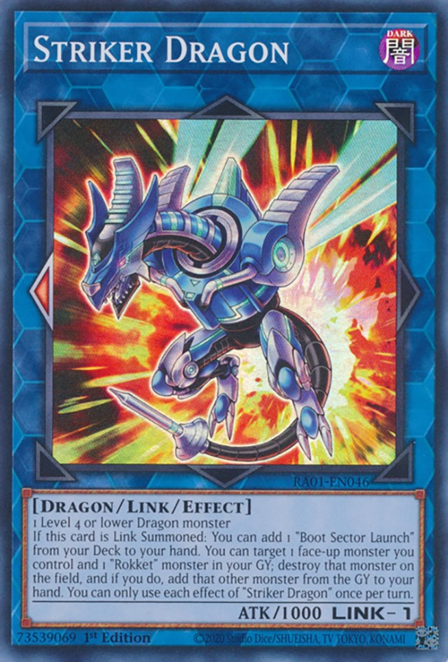 Striker Dragon [RA01-EN046] Super Rare | Exor Games Truro