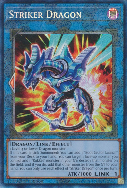 Striker Dragon [RA01-EN046] Prismatic Collector's Rare | Exor Games Truro