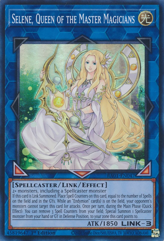 Selene, Queen of the Master Magicians [RA01-EN047] Super Rare | Exor Games Truro