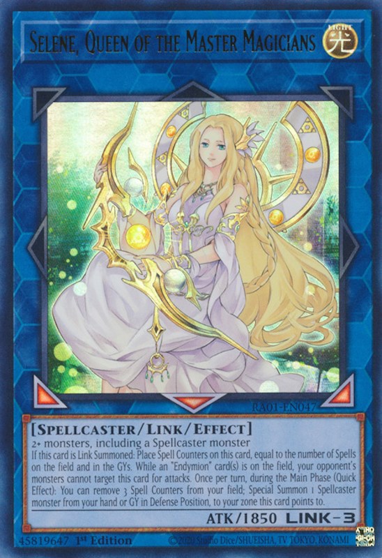 Selene, Queen of the Master Magicians [RA01-EN047] Ultra Rare | Exor Games Truro