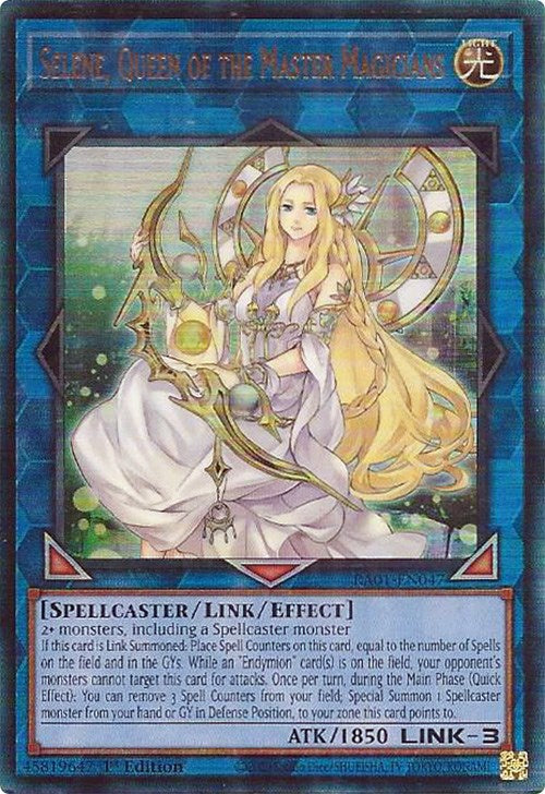 Selene, Queen of the Master Magicians [RA01-EN047] Prismatic Ultimate Rare | Exor Games Truro