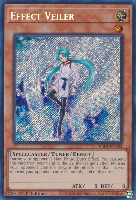 Effect Veiler [RA01-EN003] Secret Rare | Exor Games Truro