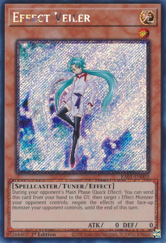 Effect Veiler [RA01-EN003] Platinum Secret Rare | Exor Games Truro