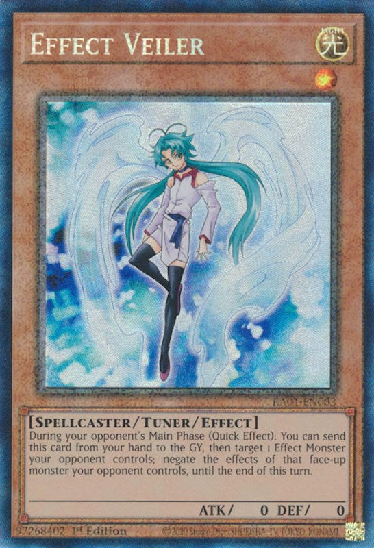 Effect Veiler [RA01-EN003] Prismatic Collector's Rare | Exor Games Truro