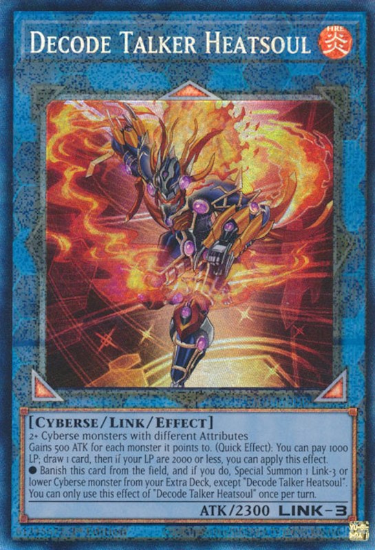 Decode Talker Heatsoul [RA01-EN048] Prismatic Collector's Rare | Exor Games Truro