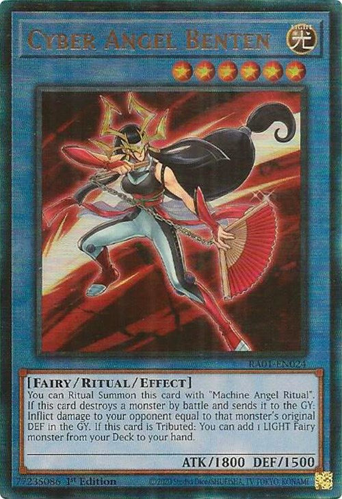 Cyber Angel Benten [RA01-EN024] Prismatic Ultimate Rare | Exor Games Truro