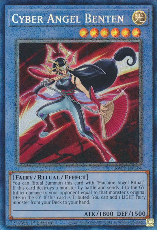 Cyber Angel Benten [RA01-EN024] Prismatic Collector's Rare | Exor Games Truro