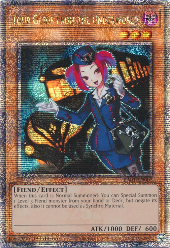 Tour Guide From the Underworld [RA01-EN005] Quarter Century Secret Rare | Exor Games Truro